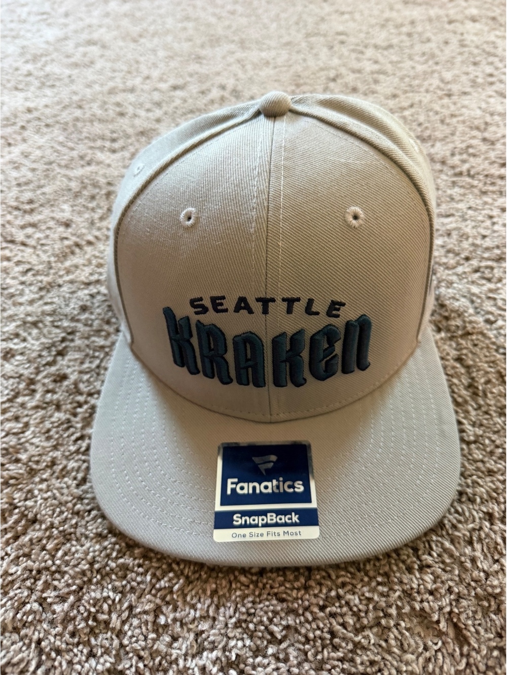 Seattle Kraken Snapback Hat by Fanatics